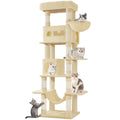 Arbre à chat 170 cm en coloris beige