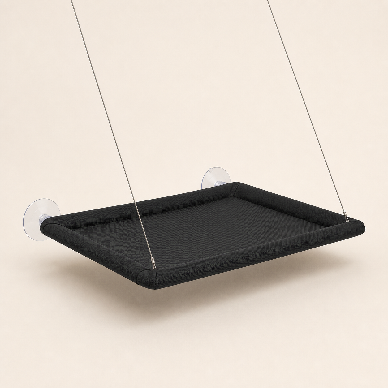 Hamac de fenêtre pour chat noir