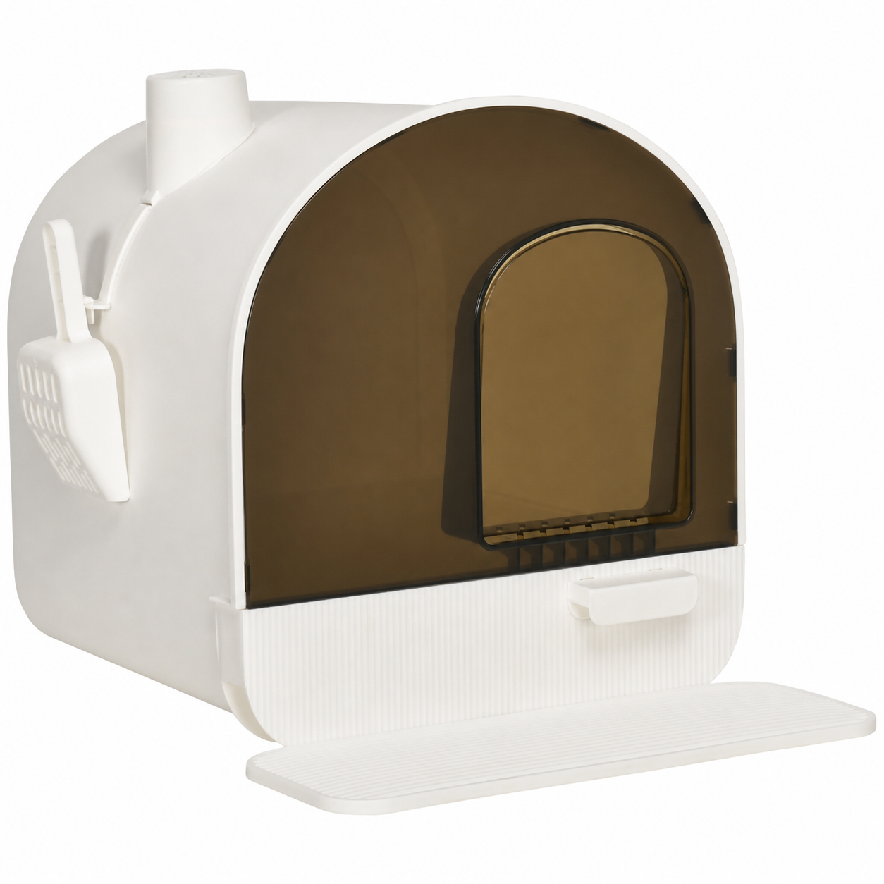 Maison de toilette à tiroir blanche avec ses accessoires