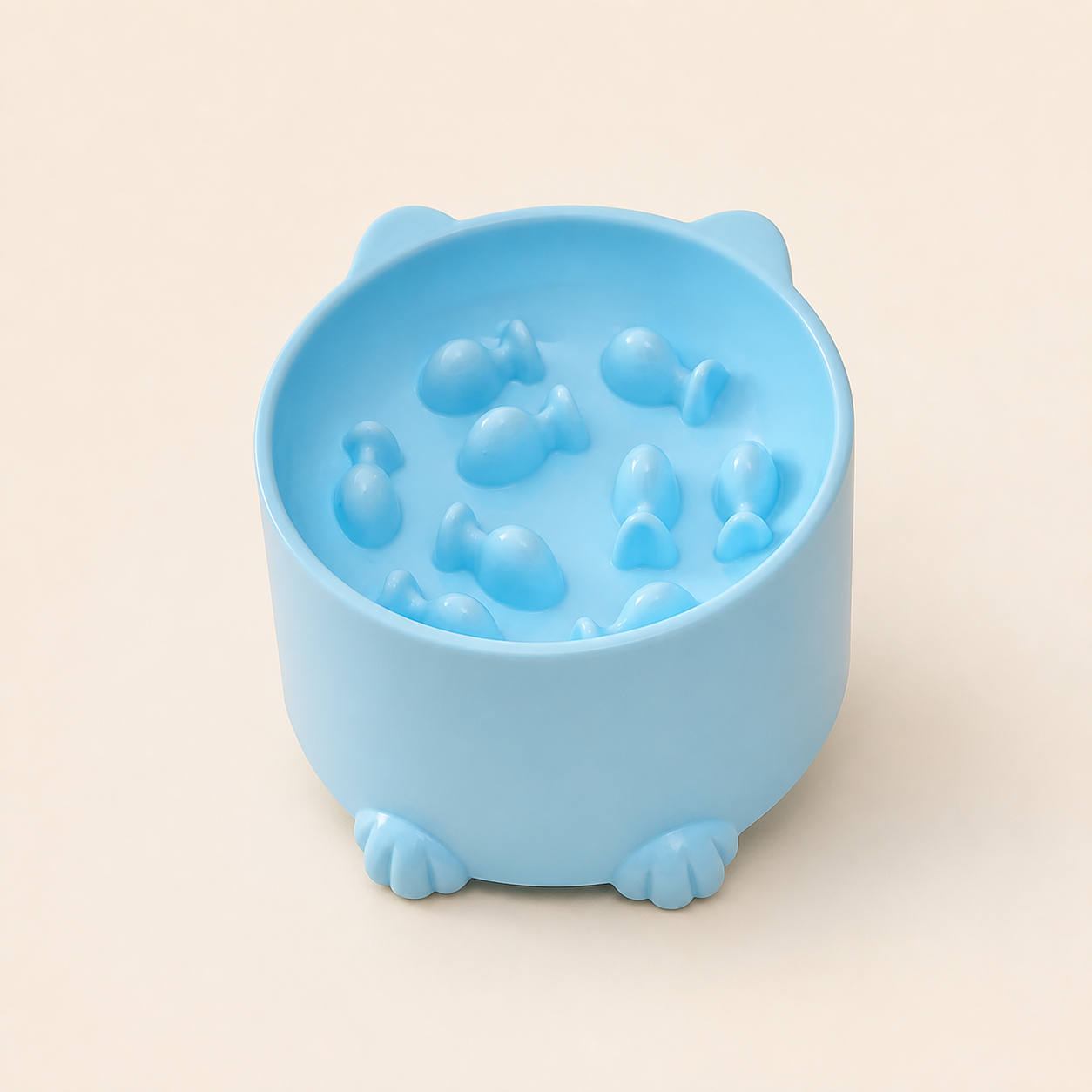 Petite gamelle patte pour chat – 3 coloris — Bleu