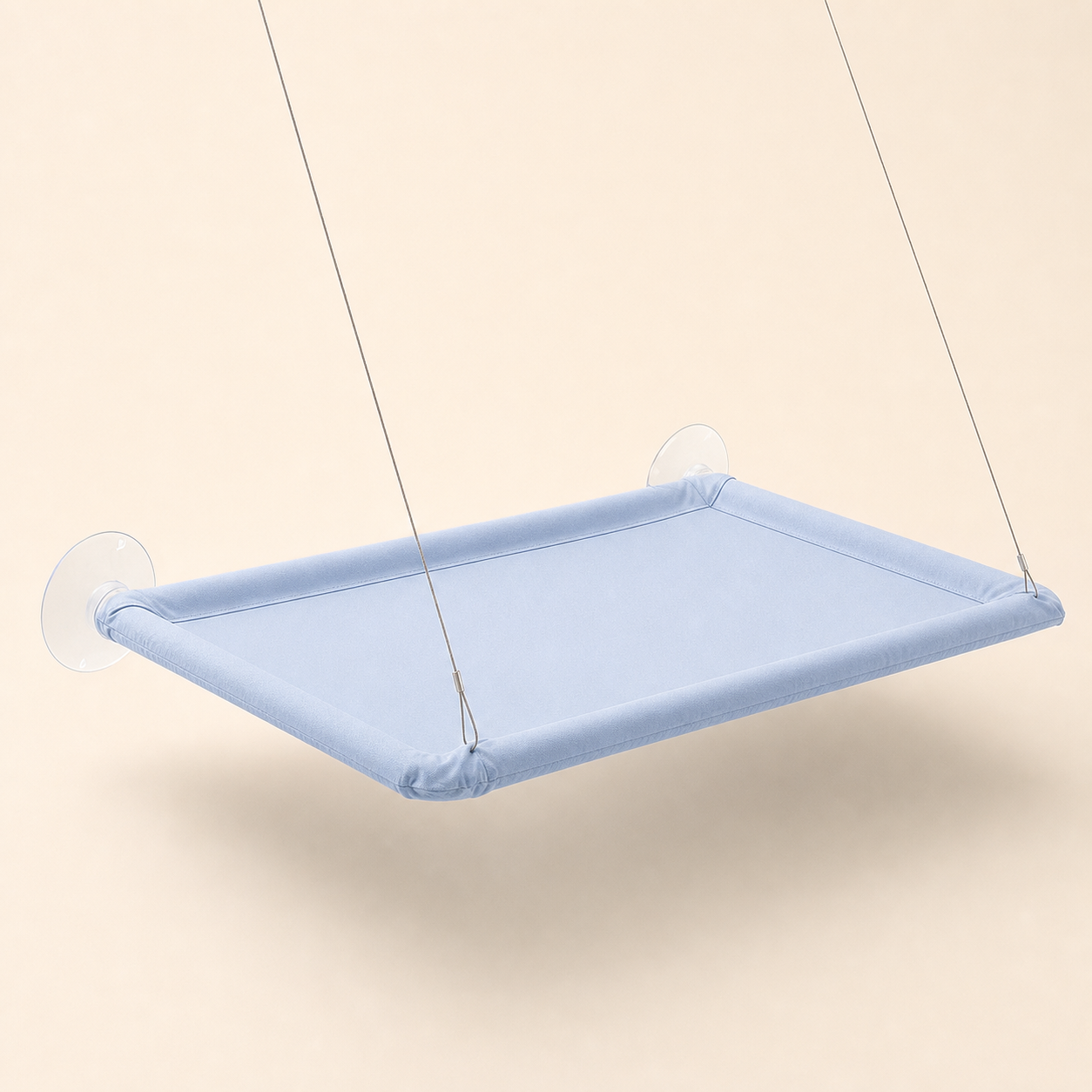 Hamac de fenêtre pour chat bleu