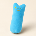 Coussin à la cataire en peluche pour chat – 5 coloris — Bleu