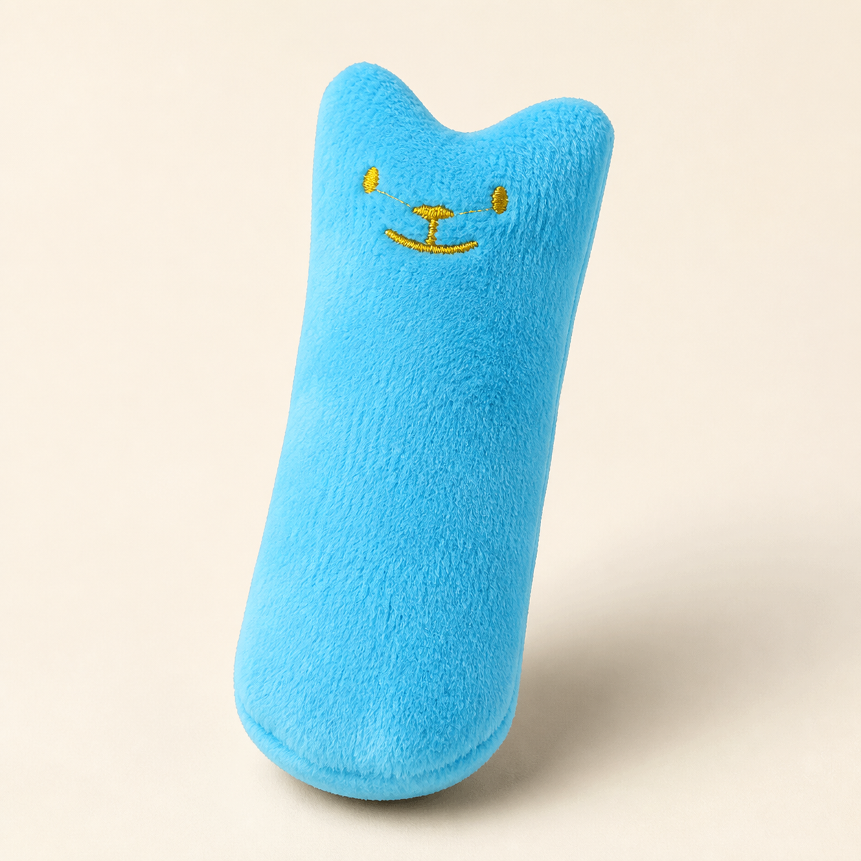 Coussin à la cataire en peluche pour chat – 5 coloris — Bleu