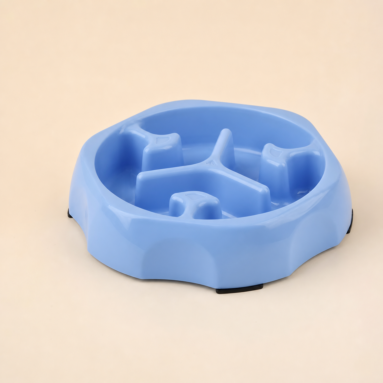 Gamelle labyrinthe patte pour chat – 2 coloris — Bleu