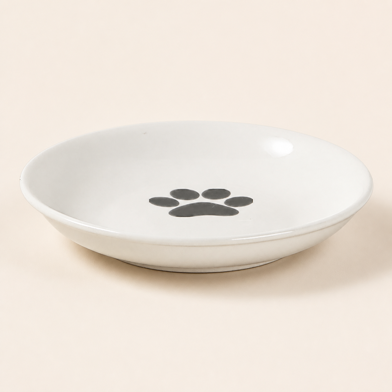 Coupelle en céramique avec support pour chat – 7 modèles — Coupelle empreinte