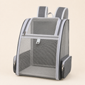Sac à dos de transport en maille pour chat – 4 coloris — Gris