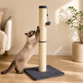 Poteau griffoir pour chat 80 cm utilisé par un chat
