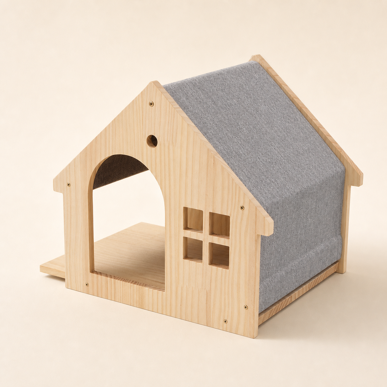 Maison murale en bois modèle B pour chat