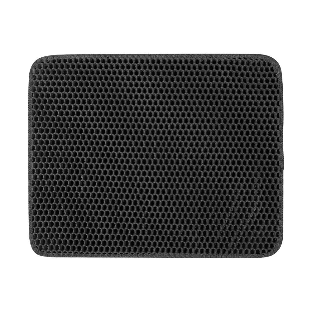 Tapis de litière double couche noir