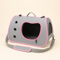 Sac de transport bandoulière pour chat – 2 coloris — Rose