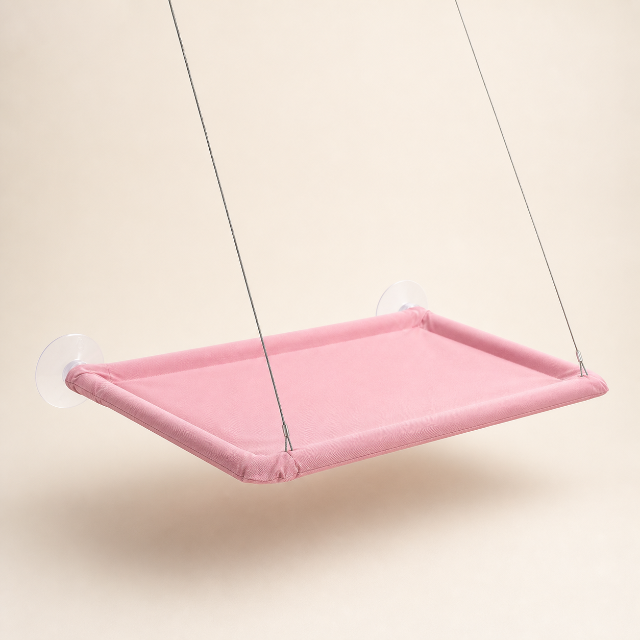 Hamac de fenêtre pour chat rose