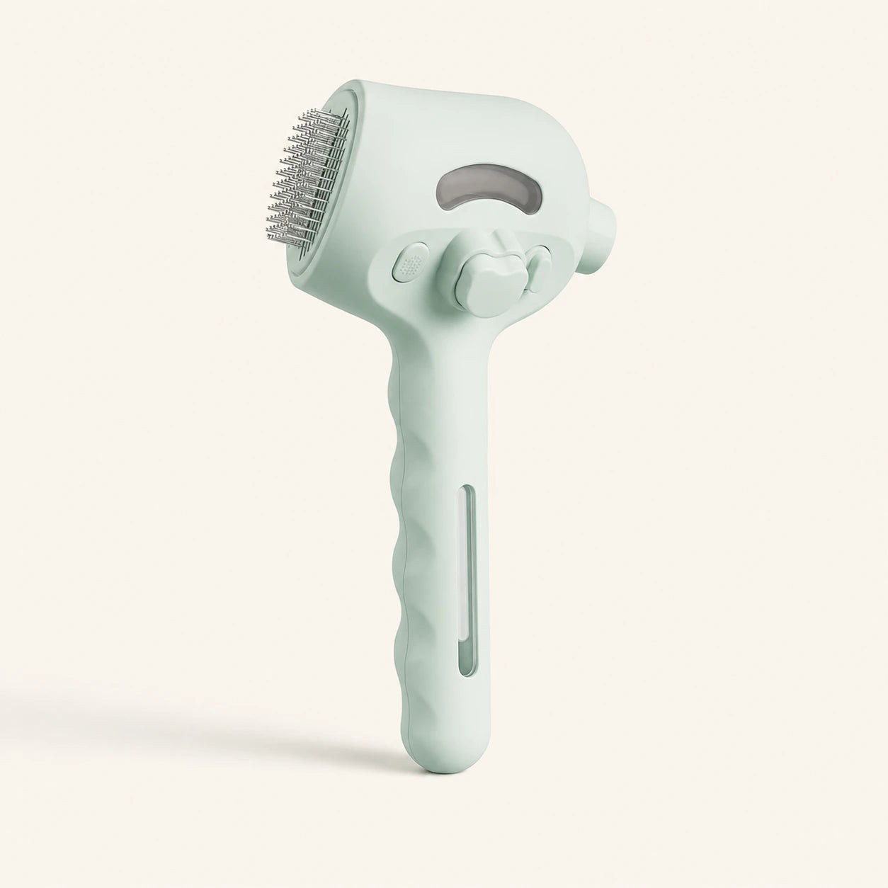 Brosse à brume premium verte pour chat