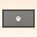 Barrière noire en maille pour chat