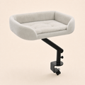 Hamac de bureau réglable gris avec bras noir