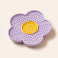 Tapis de léchage fleur en silicone pour chat – 5 coloris — Violet