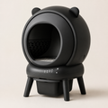 Litière automatique FEELNEEDY S20 noire vue de trois quarts