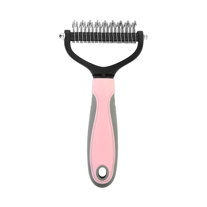 Peigne démêloir rose à 17 dents