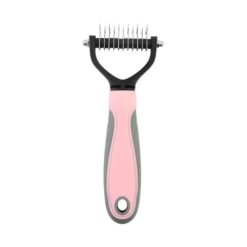 Peigne démêloir rose à 11 dents