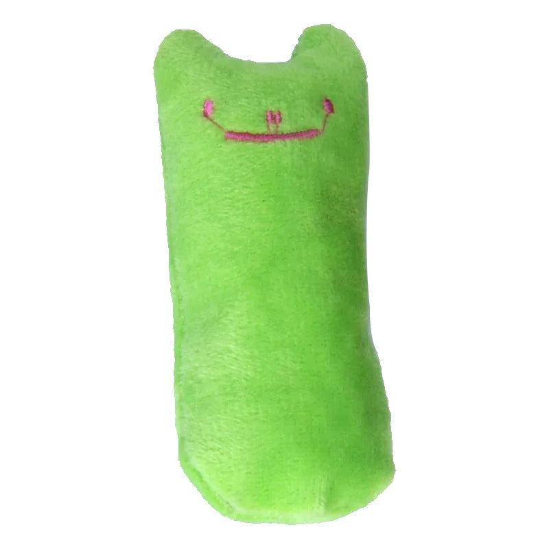 Coussin à la cataire en peluche pour chat – 5 coloris — Vert
