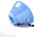 Collerette souple bleue taille L