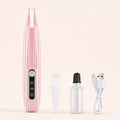Tondeuse de précision rose complète avec brosse, huile d’entretien et câble USB